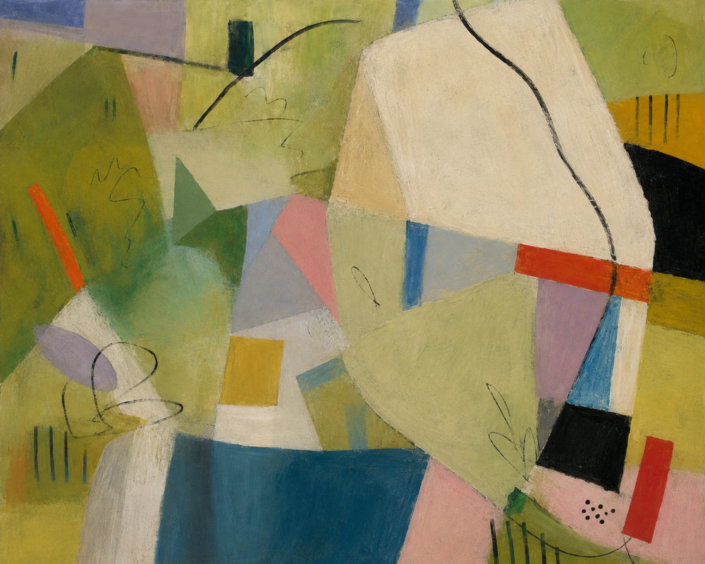 green planes: olive green abstract, geometric shapes, sage cream and teal