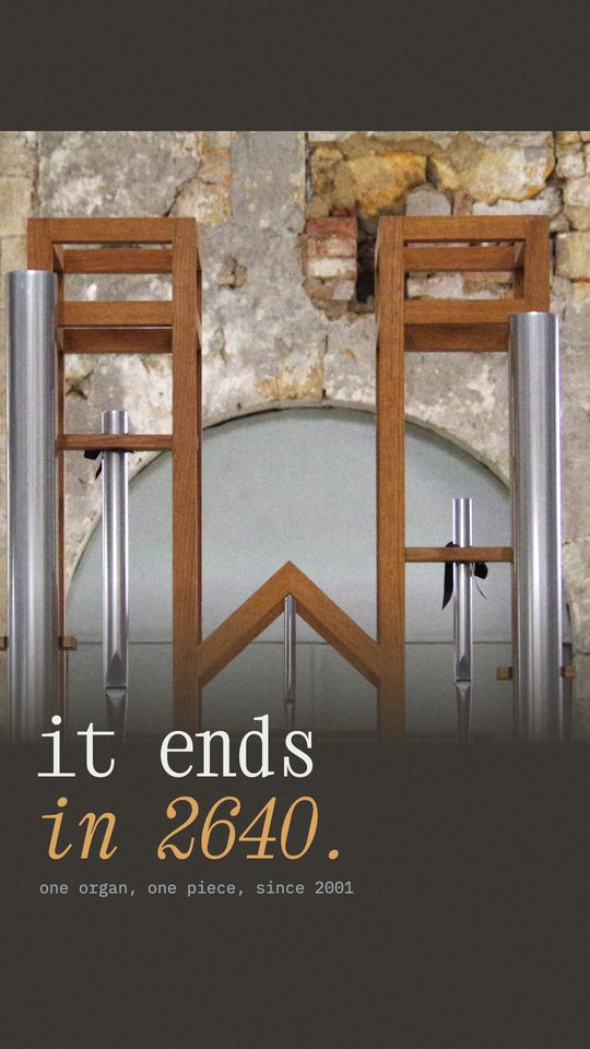 the cover of story 010: this organ concert ends in 2640