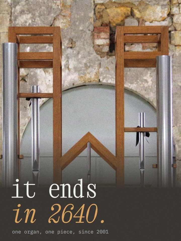 the cover of story 010: this organ concert ends in 2640