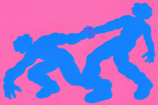 blue figures