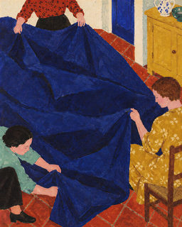 blue linen