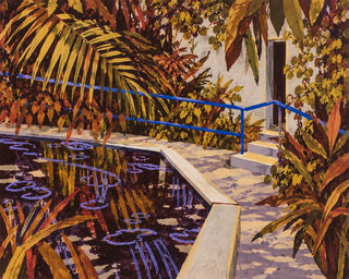 blue rail pool