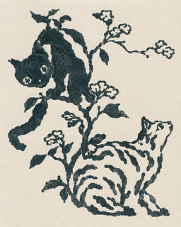 cats in blossom