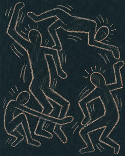 chalk dancers