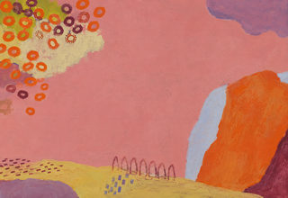 coral hillside