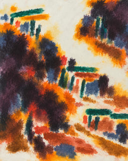 crayon trees