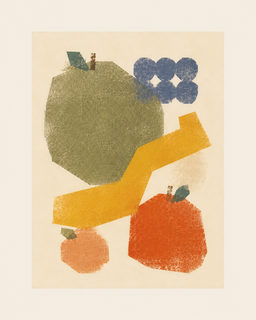 geometric fruit