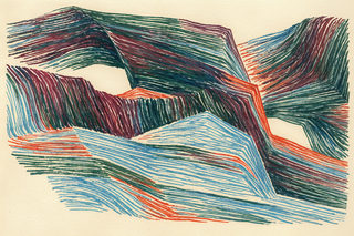 hatched ridges