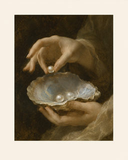 oyster and pearls