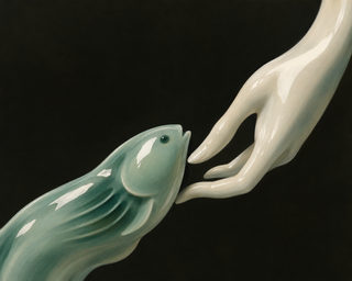 porcelain fish
