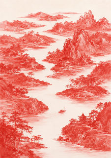 red ink landscape