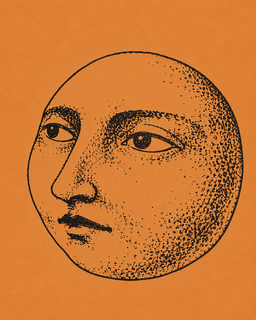 stippled moon