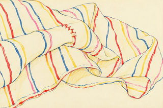 striped cloth
