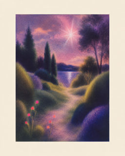 twilight lake